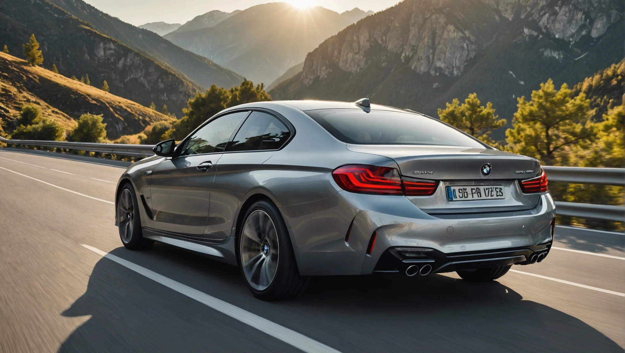 BMW avec Aileron: L'Élégance et la Performance Réunies