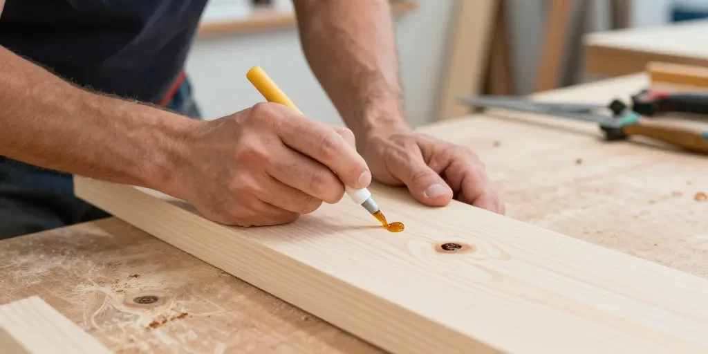 Comment arrêter la résine de couler : la solution pour le bois ?