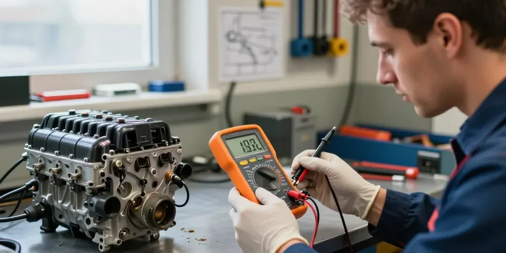 Comment tester une bobine d'allumage moteur 4 temps : le contrôle au multimètre ?