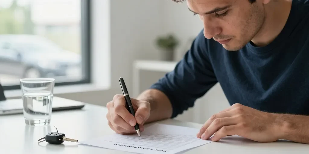 Lettre résilier assurance auto sans justificatif : le modèle de la loi Hamon