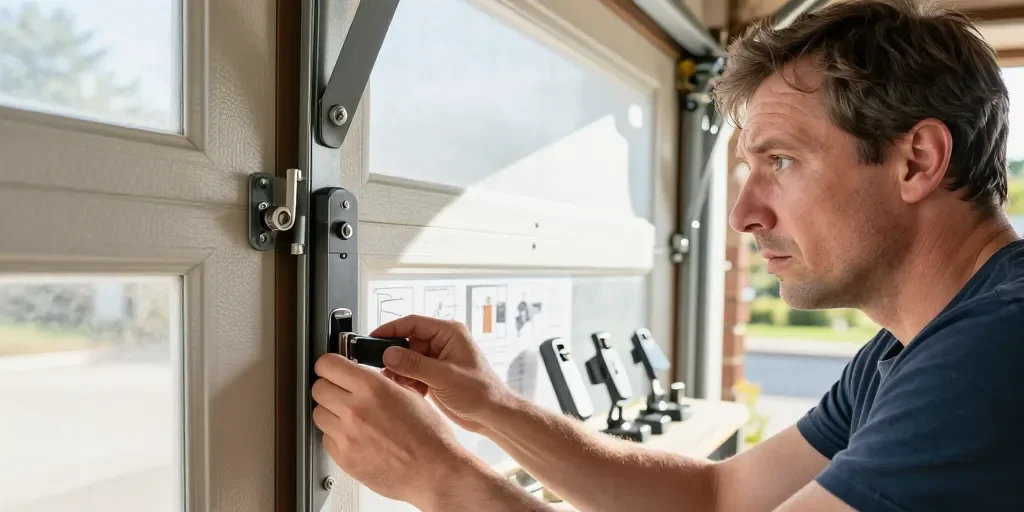 Mécanisme serrure porte de garage basculante : pourquoi 70% des propriétaires se trompent dans le choix de leur verrou