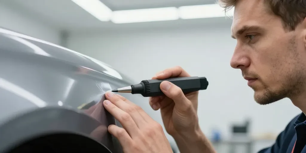 Retouche de peinture sur une voiture : la méthode pour une réparation invisible